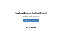Tablet Screenshot of buyhappier.com
